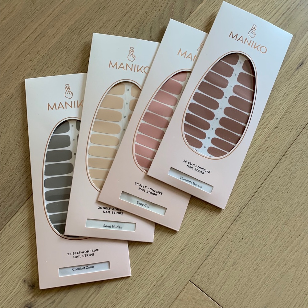 Maniko nail wraps (4 new packs)